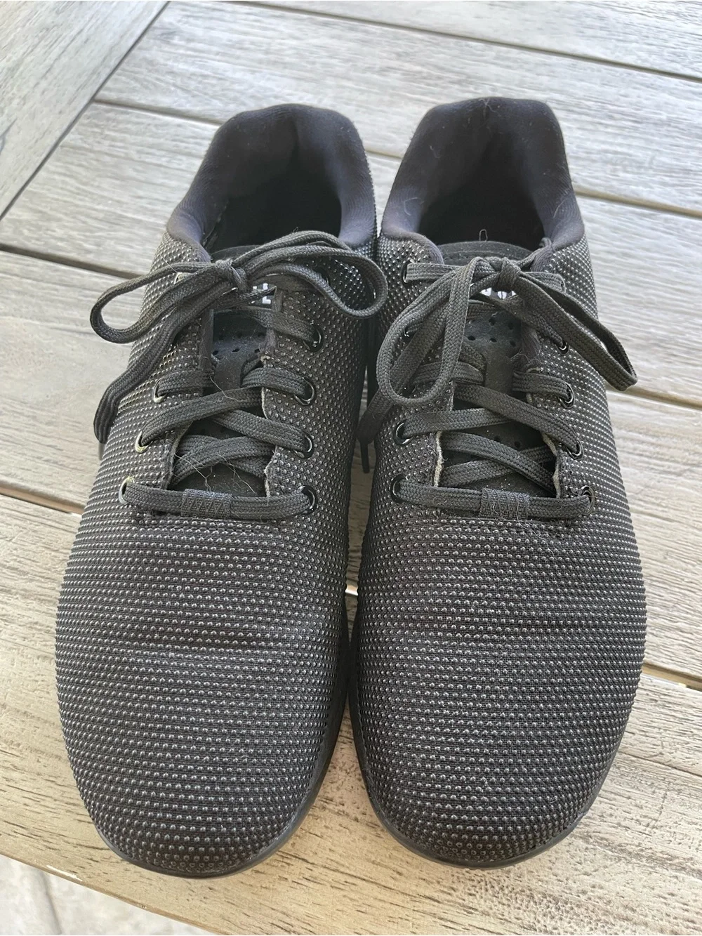 NOBULL All-Black Unisex Athletic Trainer Sneakers Womens 11.5 Mens 10